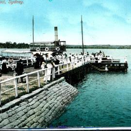 Ferry ROSE at Sans Souci wharf Botany Bay, 1900s