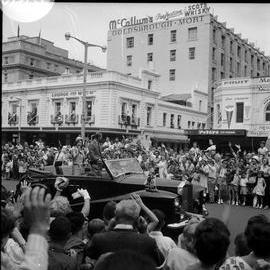 Royal visit of Queen Elizabeth II and Prince Phillip, Alfred Street Circular Quay, 1954 