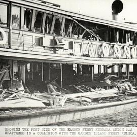 Ferry KURRABA after KULGOA collision Sep 25,1936. | 1 vote